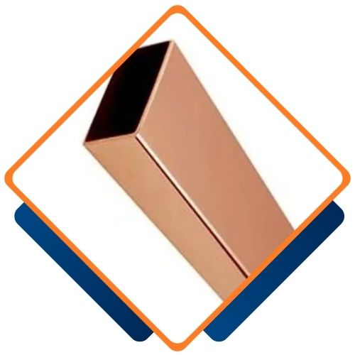 Copper Nickel Seamless Rectangular Tubing in india